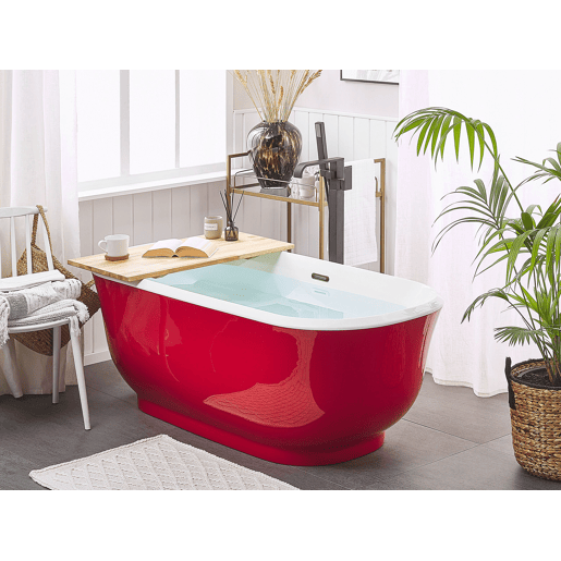 Banheira autónoma TESORO 1700 x 770 mm Vermelho