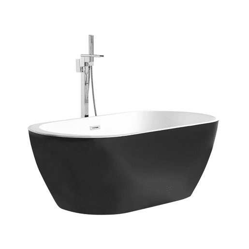 Banheira autónoma NEVIS 1700 x 800 mm Preto