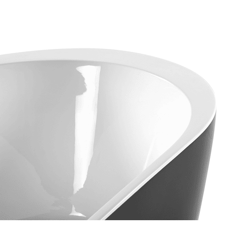 Banheira autónoma NEVIS 1700 x 800 mm Preto