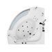 Beliani Bañera esquinera MANGLE 150x201 Beliani Bañera esquinera MANGLE 150x201 Blanco