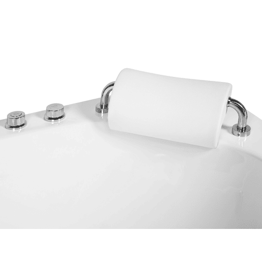 Banheira de hidromassagem de canto com LED MANGLE 2010 x 1500 mm Branco