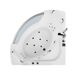 Beliani Bañera esquinera MANGLE 136x187 Beliani Bañera esquinera MANGLE 136x187 Blanco