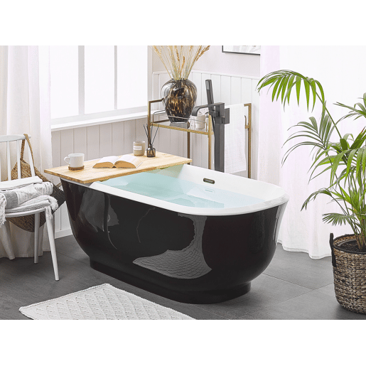 Banheira autónoma TESORO 1700 x 770 mm Preto