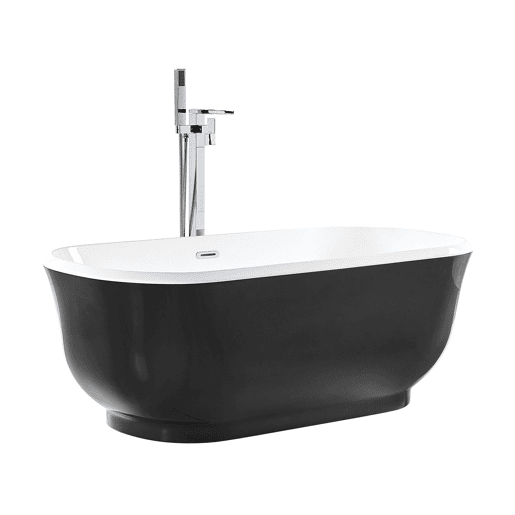 Banheira autónoma TESORO 1700 x 770 mm Preto