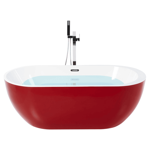 Banheira autónoma NEVIS 1600 x 750 mm Vermelho