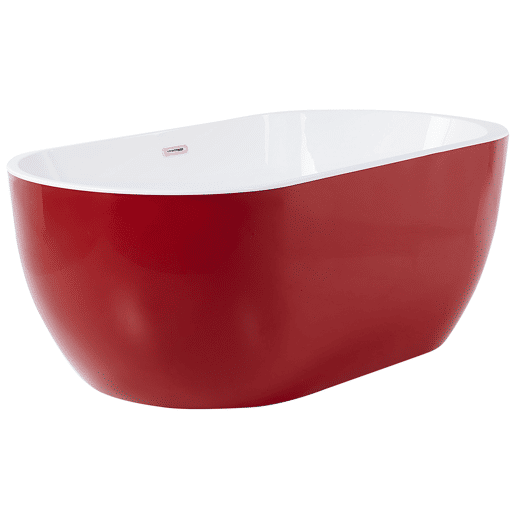 Banheira autónoma NEVIS 1600 x 750 mm Vermelho