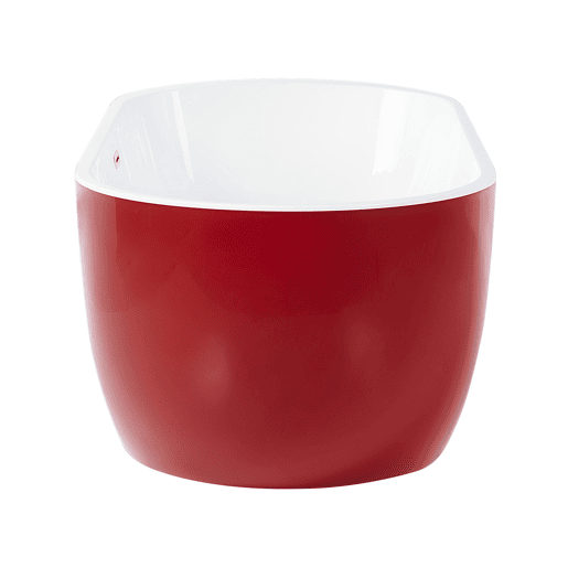 Banheira autónoma NEVIS 1600 x 750 mm Vermelho