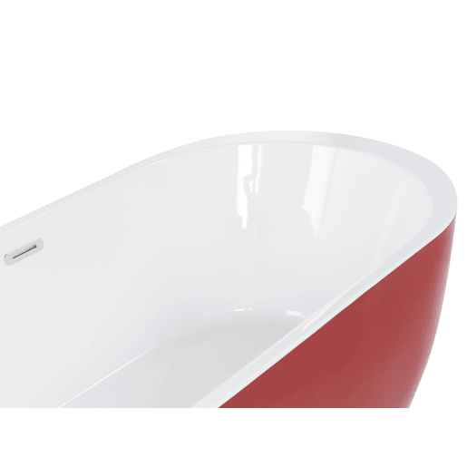 Banheira autónoma NEVIS 1600 x 750 mm Vermelho