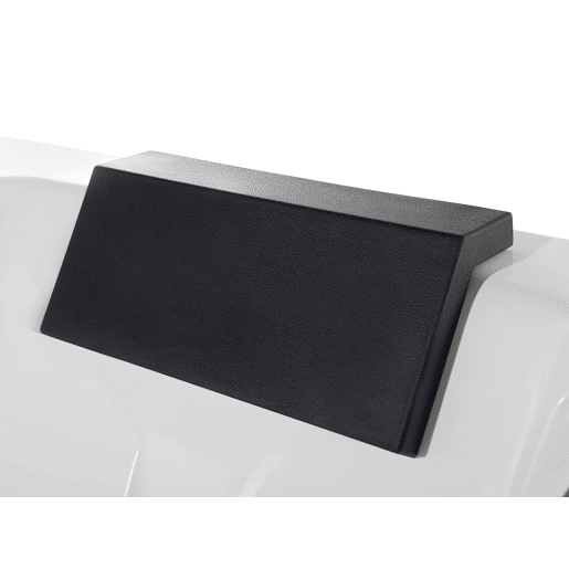 Banheira de hidromassagem de canto com LED SAMANA 1620 x 760 mm Branco