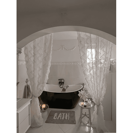 Banheira autónoma ANTIGUA 1700 x 770 mm Preto