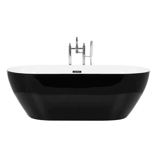 Banheira autónoma CARRERA 1500 x 750 mm Preto