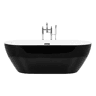 Banheira autónoma CARRERA 1500 x 750 mm Preto