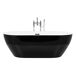Beliani Bañera independiente CARRERA 75x150 Beliani Bañera independiente CARRERA 75x150 Negro