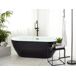 Beliani Bañera independiente CARRERA 75x150 Beliani Bañera independiente CARRERA 75x150 Negro