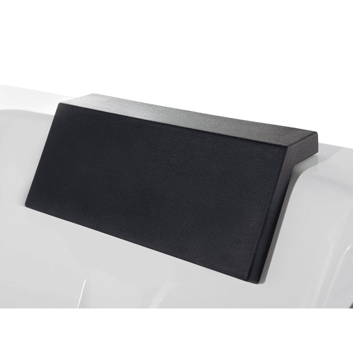 Banheira de hidromassagem de canto com LED SAMANA Branco