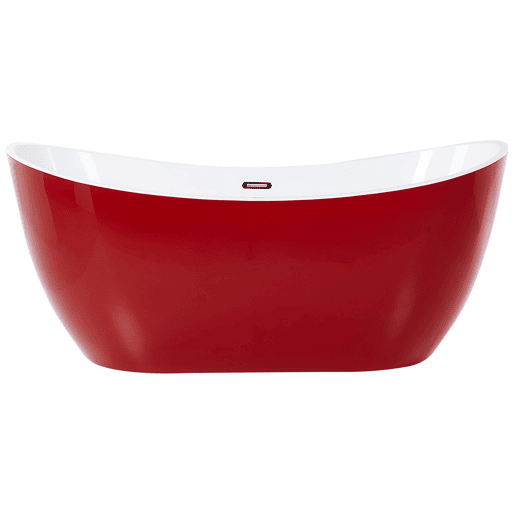 Banheira autónoma ANTIGUA 1500 x 750 mm Vermelho