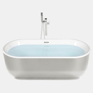 Banheira autónoma PINEL 1700 x 800 mm Prateado