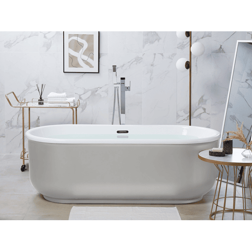 Banheira autónoma PINEL 1700 x 800 mm Prateado