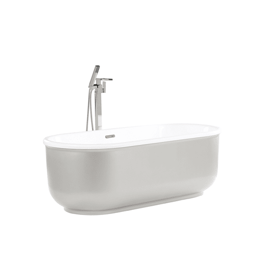 Banheira autónoma PINEL 1700 x 800 mm Prateado