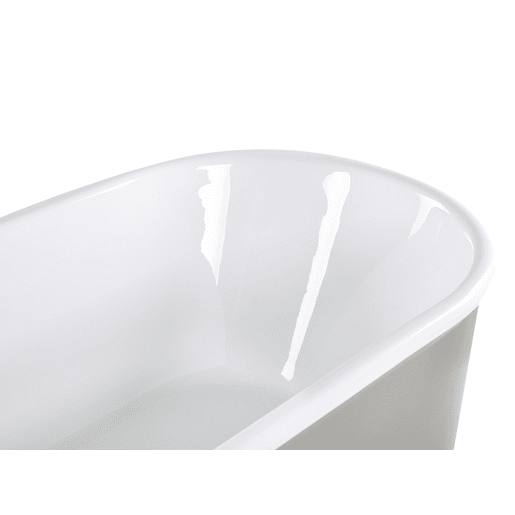 Banheira autónoma PINEL 1700 x 800 mm Prateado