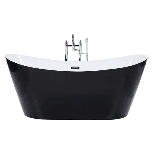Banheira autónoma ANTIGUA 1600 x 760 mm Preto