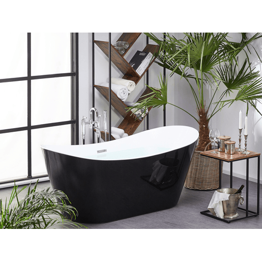 Banheira autónoma ANTIGUA 1600 x 760 mm Preto