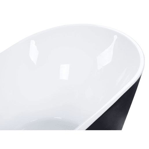 Banheira autónoma ANTIGUA 1600 x 760 mm Preto