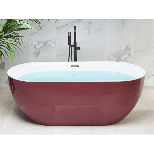 Banheira autónoma CARRERA 1700 x 800 mm Bordeaux