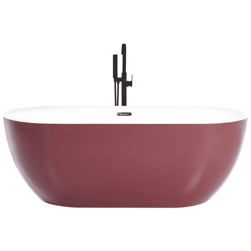 Banheira autónoma CARRERA 1700 x 800 mm Bordeaux
