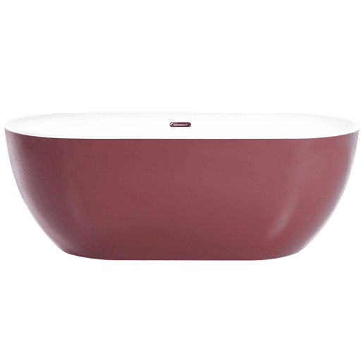 Banheira autónoma CARRERA 1700 x 800 mm Bordeaux