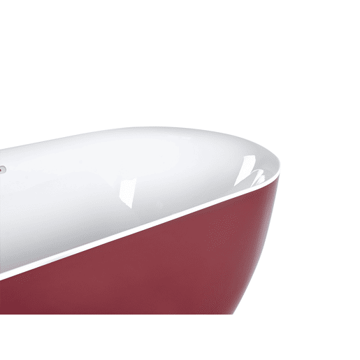 Banheira autónoma CARRERA 1700 x 800 mm Bordeaux