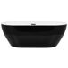 Beliani Bañera independiente CARRERA 80x170 Beliani Bañera independiente CARRERA 80x170 Negro