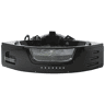 Banheira de hidromassagem de canto com LED MARTINICA 2140 x 1550 mm Preto