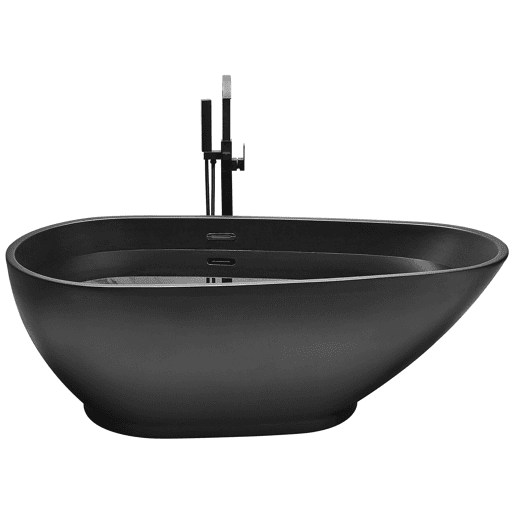 Banheira autónoma GUIANA 1730 x 820 mm Preto
