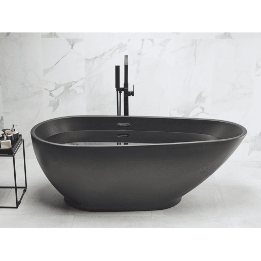 Banheira autónoma GUIANA 1730 x 820 mm Preto