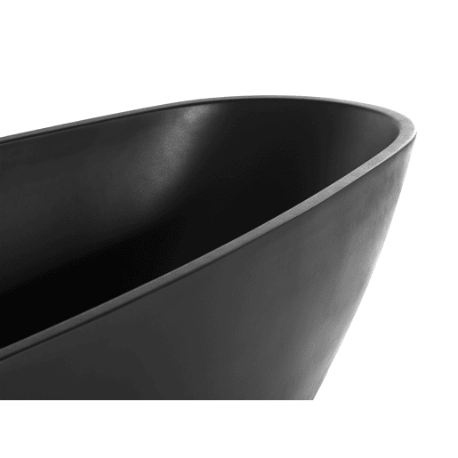 Banheira autónoma GUIANA 1730 x 820 mm Preto