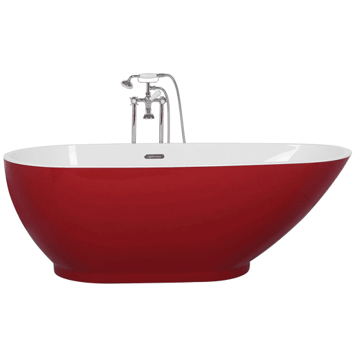 Banheira autónoma GUIANA 1730 x 820 mm Vermelho