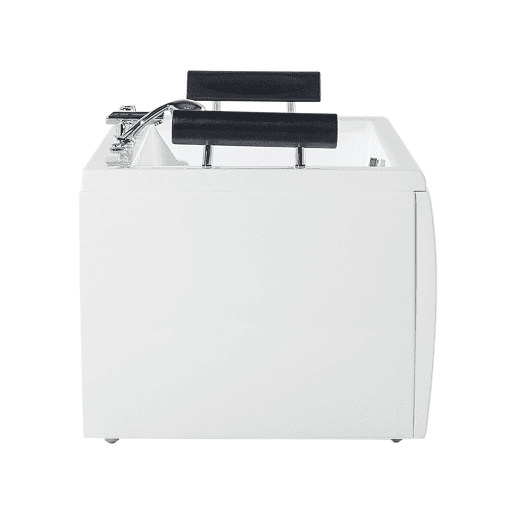 Banheira de hidromassagem de canto com LED MONTEGO Branco