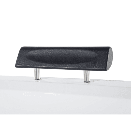 Banheira de hidromassagem de canto com LED MONTEGO Branco