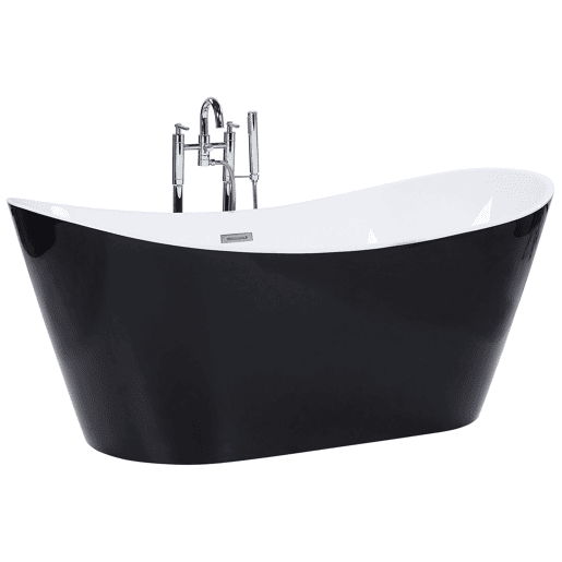 Banheira autónoma ANTIGUA 1800 x 780 mm Preto