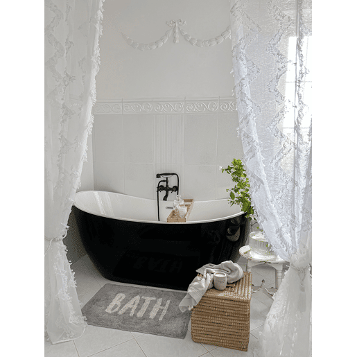 Banheira autónoma ANTIGUA 1800 x 780 mm Preto