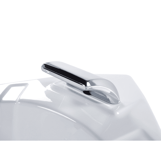 Banheira de hidromassagem de canto com LED MARTINICA 1980 x 1440 mm Branco