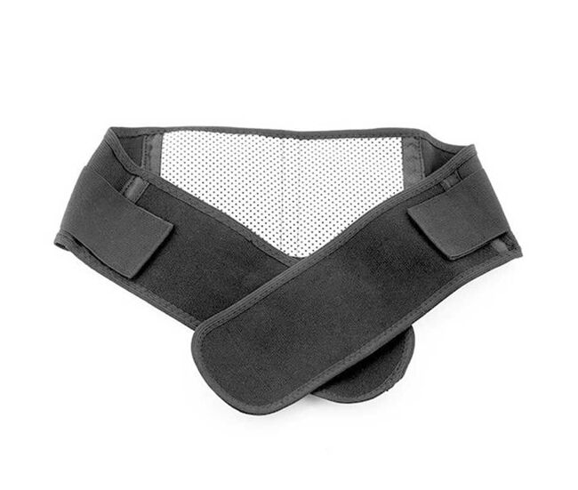 Cinturón térmico tourmabelt innovagoods corrector de postura unisex talla única negro