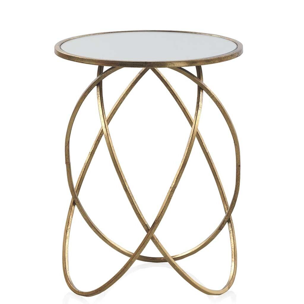 Mesa auxiliar de metal