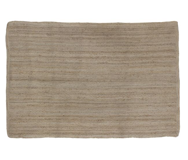 Alfombra de yute natural 180x120 cm