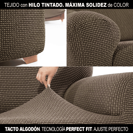 Capa do Sofá Sofaskins NIAGARA Camurça - Sofá de 3 Lugares 180 - 230 cm Capa do Sofá Sofaskins NIAGARA Camurça - Sofá de 3 Lugares 180 - 230 cm