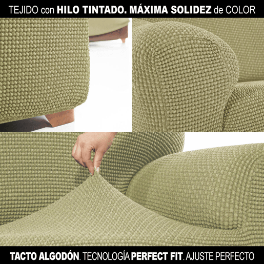 Capa do Sofá Sofaskins NIAGARA Pistáchio - Sofá de 3 Lugares 180 - 230 cm Capa do Sofá Sofaskins NIAGARA Pistáchio - Sofá de 3 Lugares 180 - 230 cm