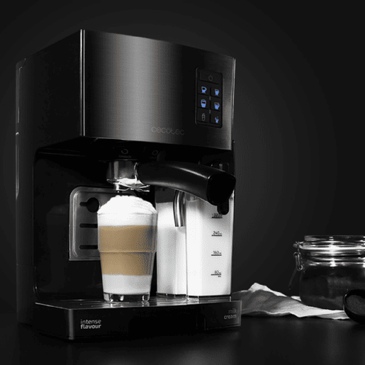 Cecotec Máquina de café semi automática com thermoblock, 20 bares que prepara cappuccino com um só botão. Cecotec Máquina de café semi automática com thermoblock, 20 bares que prepara cappuccino com um só botão.