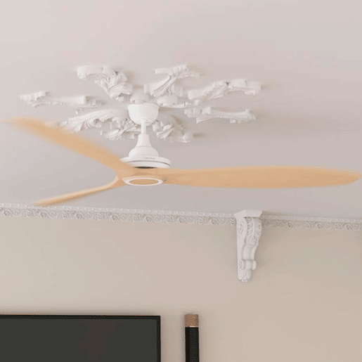 Cecotec Ventoinha de teto de 65 W e 52u2019u2019 com luz LED, comando à distância, 3 velocidades, 3 pás e modo winter-summer. Cecotec Ventoinha de teto de 65 W e 52u2019u2019 com luz LED, comando à distância, 3 velocidades, 3 pás e modo winter-summer.