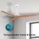 Cecotec Ventilador de techo sin luz EnergySilence Aero 590 Cecotec Ventilador de techo sin luz EnergySilence Aero 590 Madera